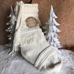 Set of 2 Aspen knit boho stockings